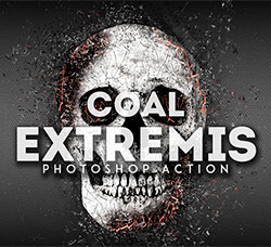 极品PS动作－碳火散射(含高清视频教程)：Coal Extremis Photoshop Action